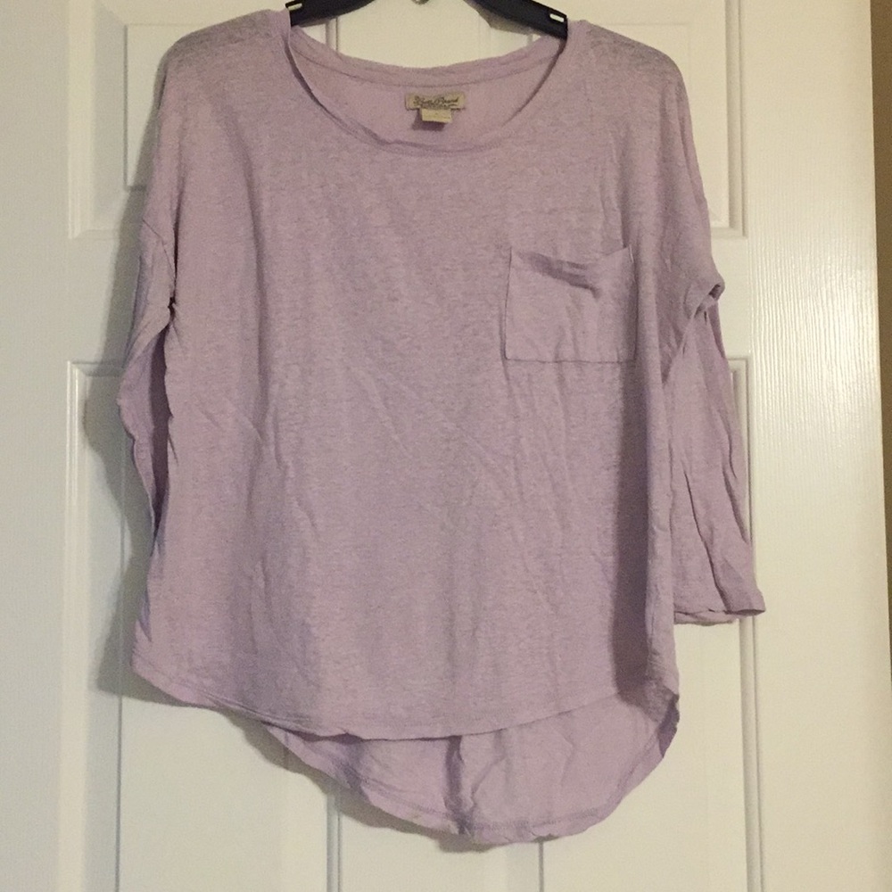 lucky brand purple tee
